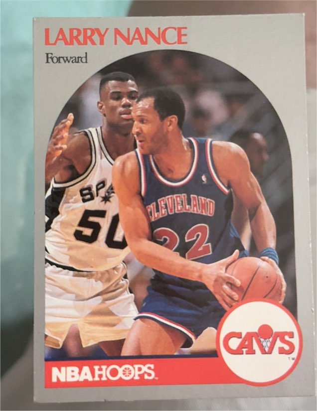 1990 NBA Hoops #78 Larry Nance — front