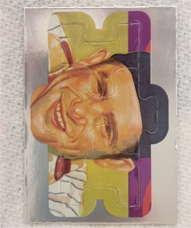 1990 Donruss Puzzle # Carl Yastrzemski 34-36 — front
