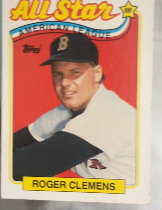 1989 Topps #405 Roger Clemens All Star — front