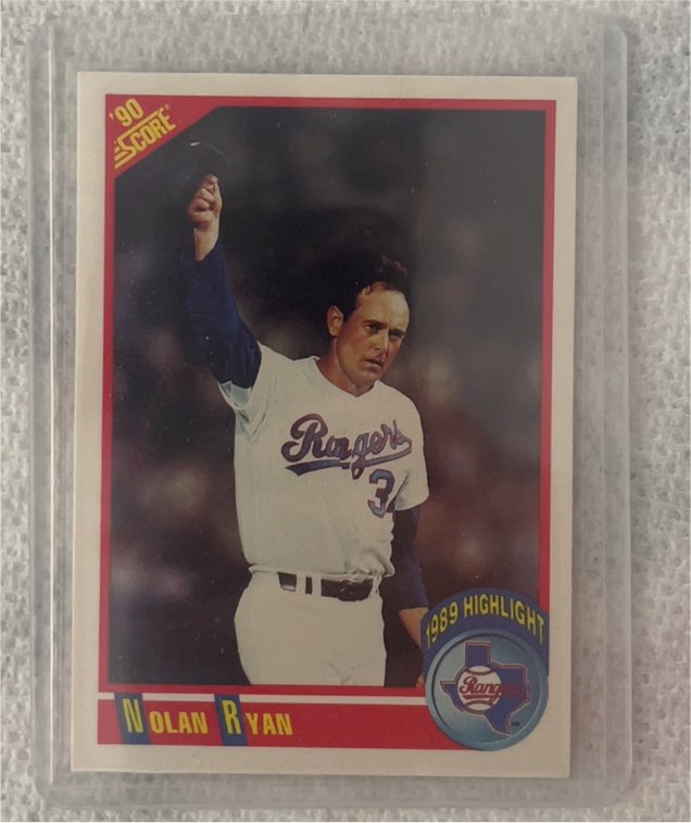 1990 Score #696 Nolan Ryan — front