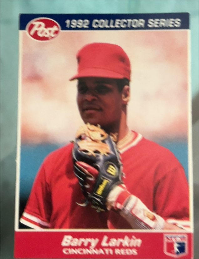 1992 Post #23 Barry Larkin — front
