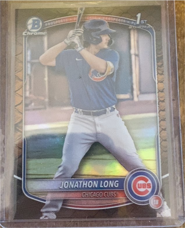 2025 Bowman Chrome #BCP-58 Jonathon Long — front