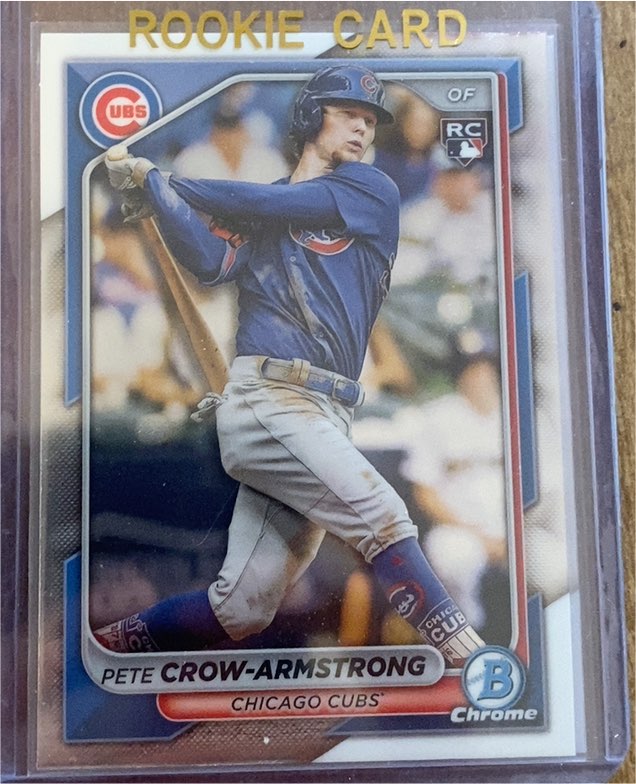 2024 Bowman Chrome #45 Pete Crow-Armstrong — front