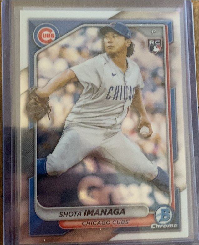 2024 Bowman Chrome #41 Shota Imanaga Rookie Chicago Cubs — front