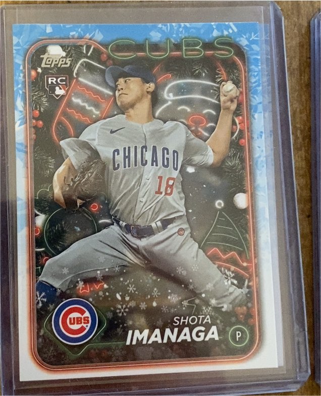 2024 Topps Holiday #H84 Shota Imanaga — front