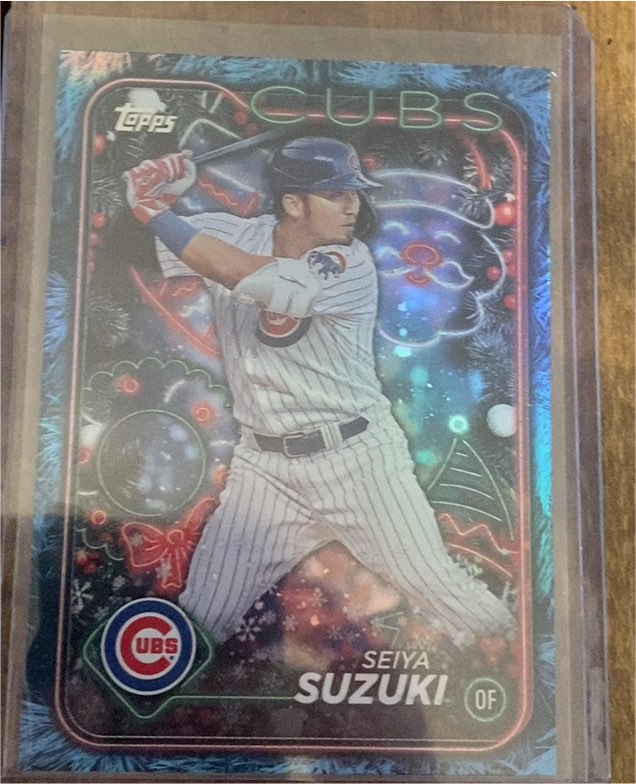 2024 Topps Holiday #H78 Seiya Suzuki — front