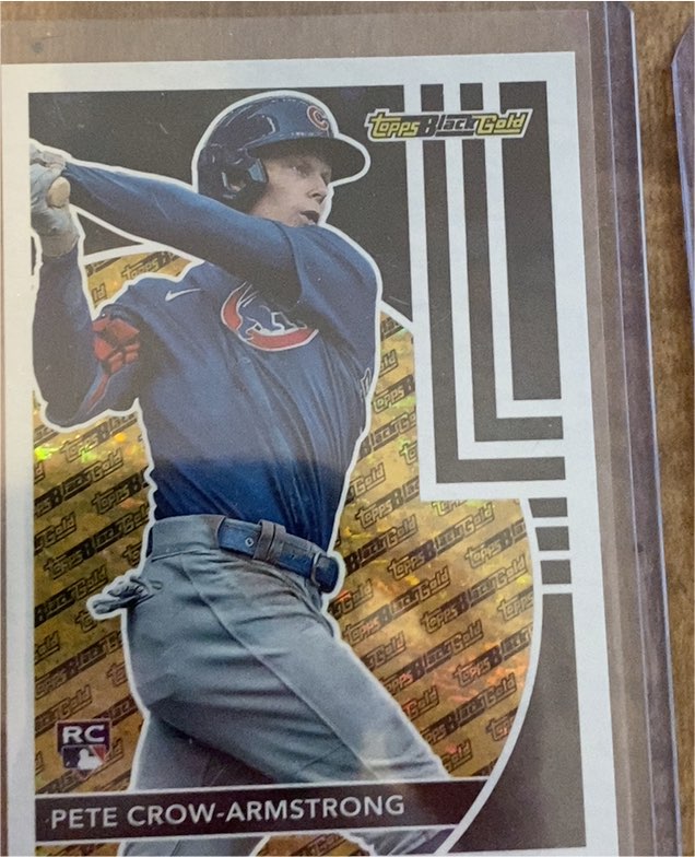 2024 Topps Update Series - Topps Black Gold #BG-15 Pete Crow-Armstrong — front