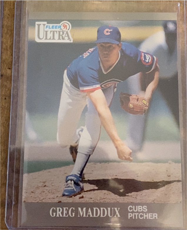 1991 Fleer Ultra #64 Greg Maddux — front