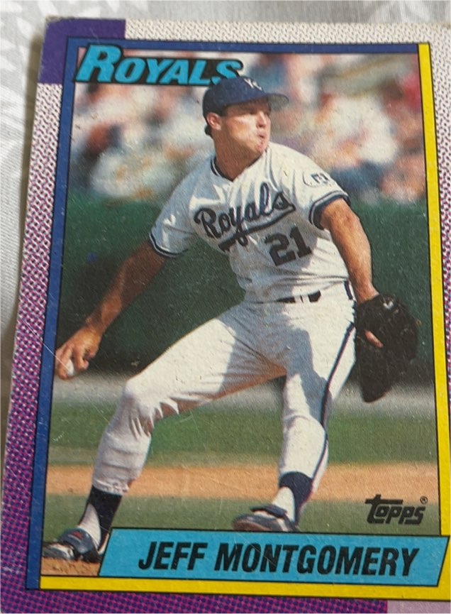 1990 Topps #638 Jeff Montgomery — front