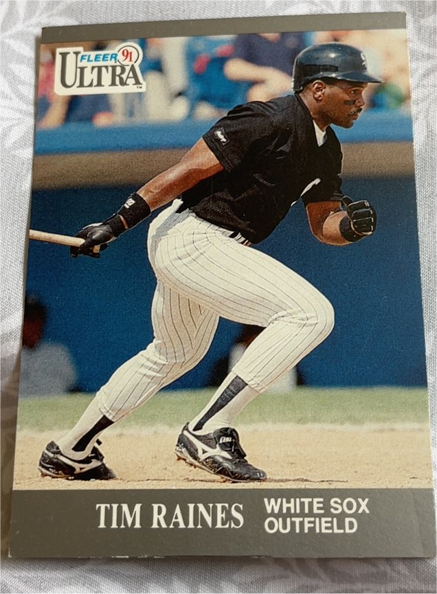 1991 Fleer Ultra #81 Tim Raines — front