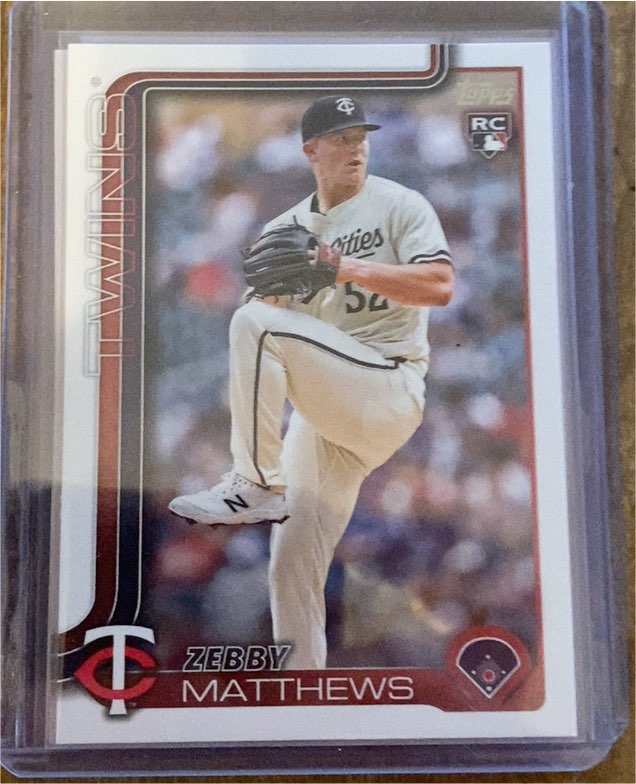 2025 Topps Series 1 #283 Zebby Matthews — front