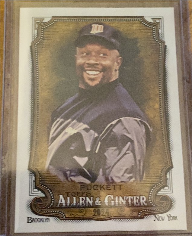 2024 Topps Allen & Ginter #153 Kirby Puckett — front