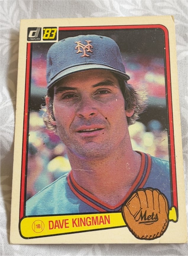 1983 Donruss #301 Dave Kingman — front
