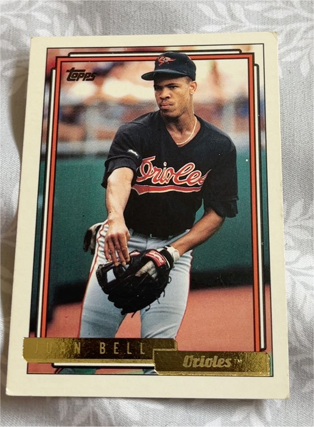 1992 Topps #52 Juan Bell — front