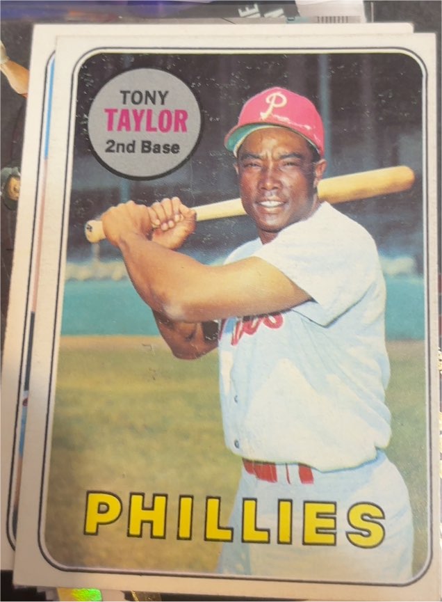 1969 Topps #108 Tony Taylor — front