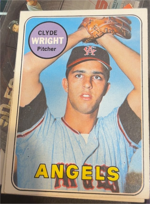 1969 Topps #583 Clyde Wright — front