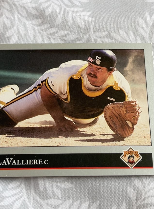 1992 Leaf #228 Mike LaValliere — front