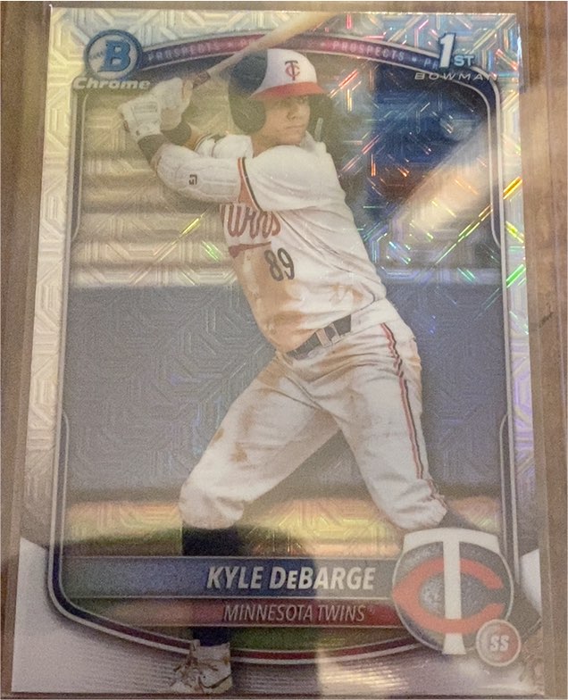 2025 Bowman Chrome #BCP-139 Kyle DeBarge — front