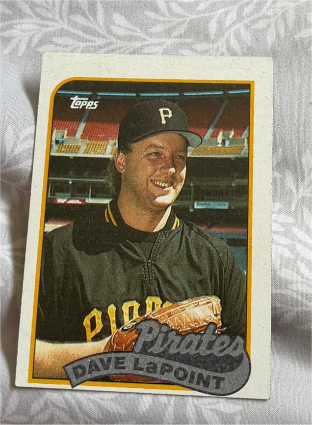 1989 Topps #89 Dave LaPoint Pittsburgh Pirates — front