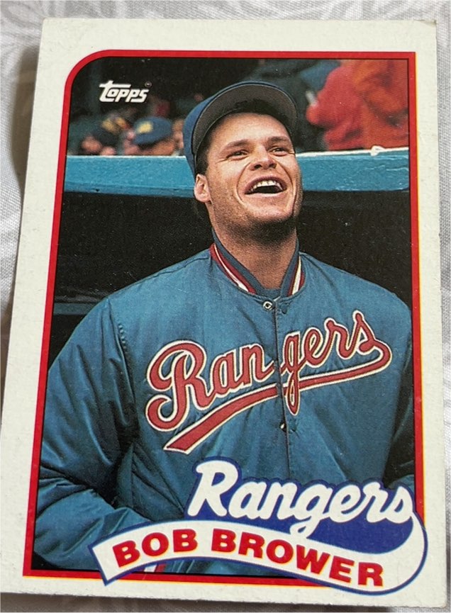 1989 Topps #754 Bob Brower — front