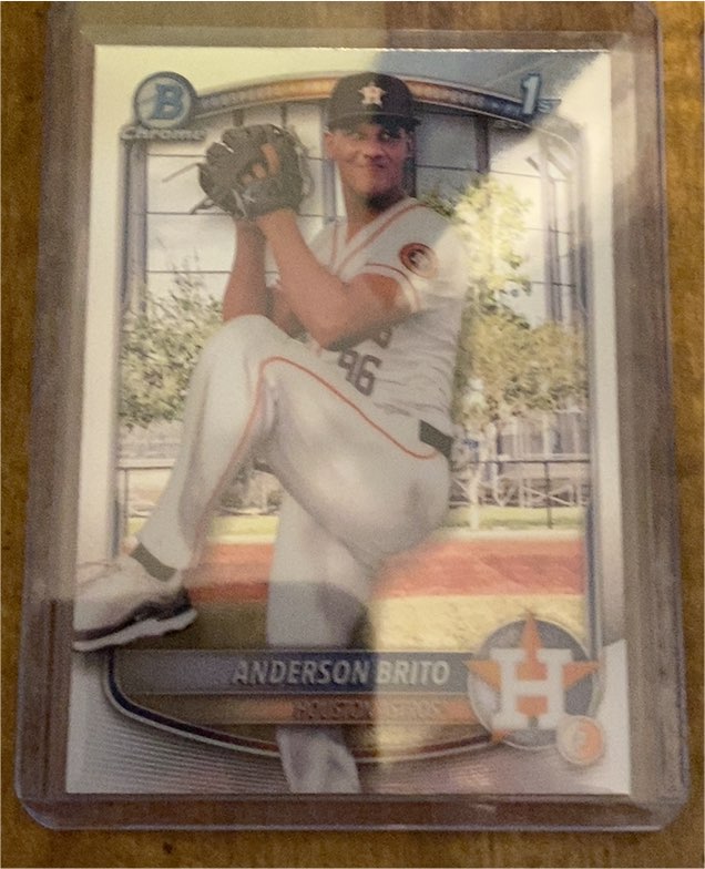 2025 Bowman Chrome #BCP-98 Anderson Brito — front