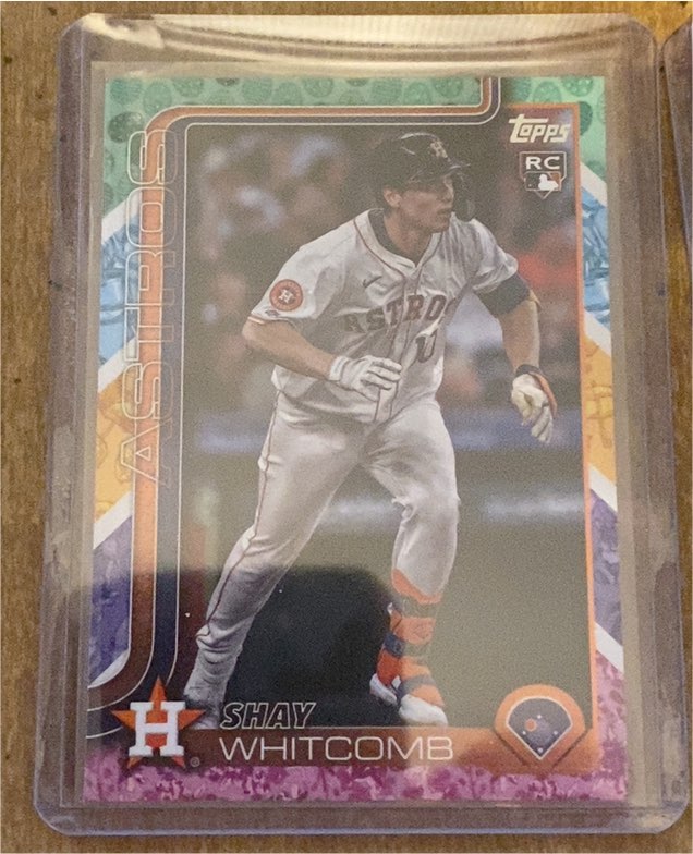 2025 Topps #87 Shay Whitcomb Rookie Houston Astros — front