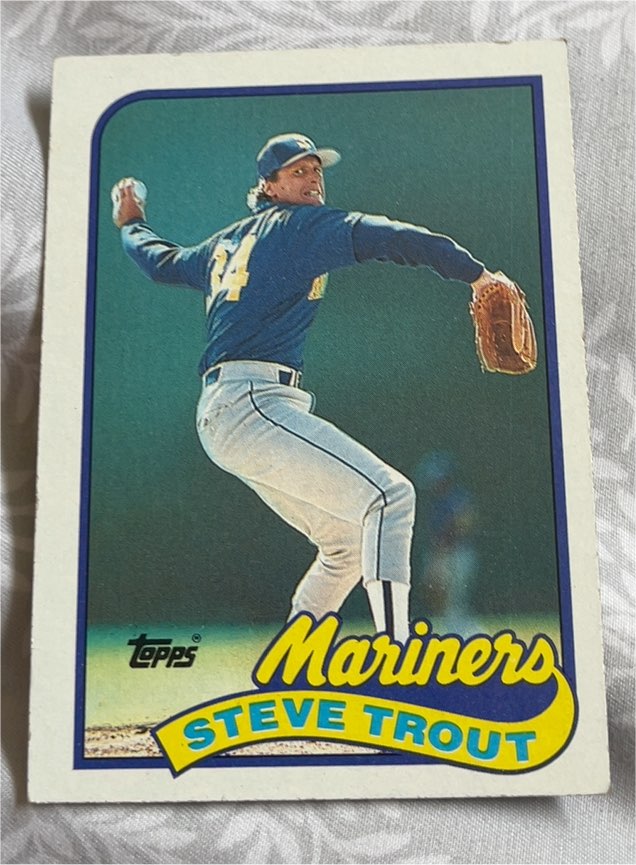 1989 Topps #54 Steve Trout — front