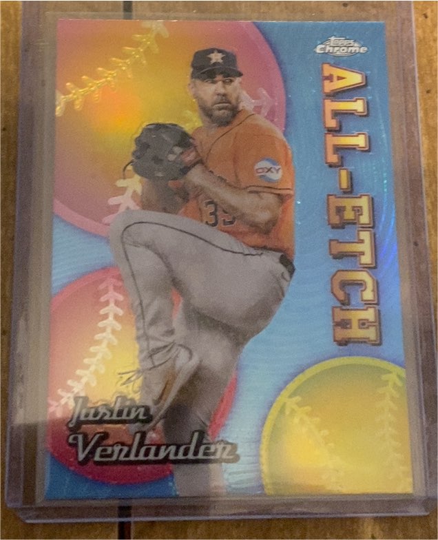 2024 Topps Chrome #CAE-12 Justin Verlander All-Etch — front