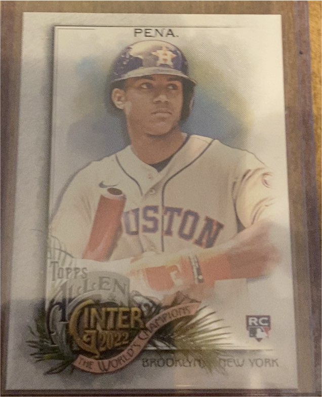 2022 Topps Allen & Ginter #349 Jeremy Pena Rookie — front