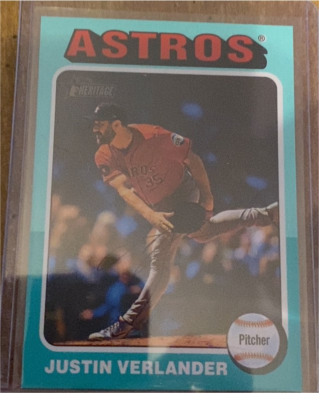 2024 Topps Heritage High Number #534 Justin Verlander — front