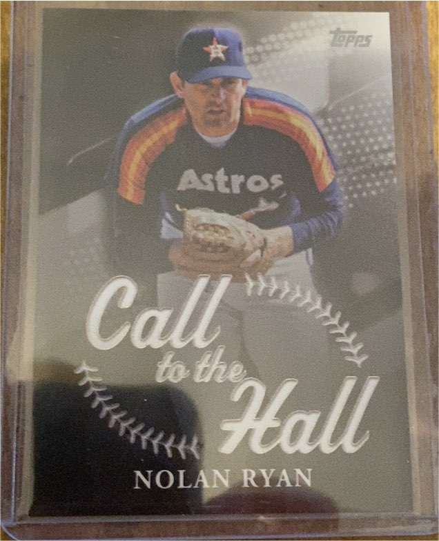 2025 Topps #CTH-11 Nolan Ryan Call to the Hall — front