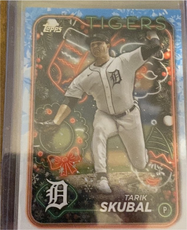 2024 Topps Holiday #H144 Tarik Skubal — front