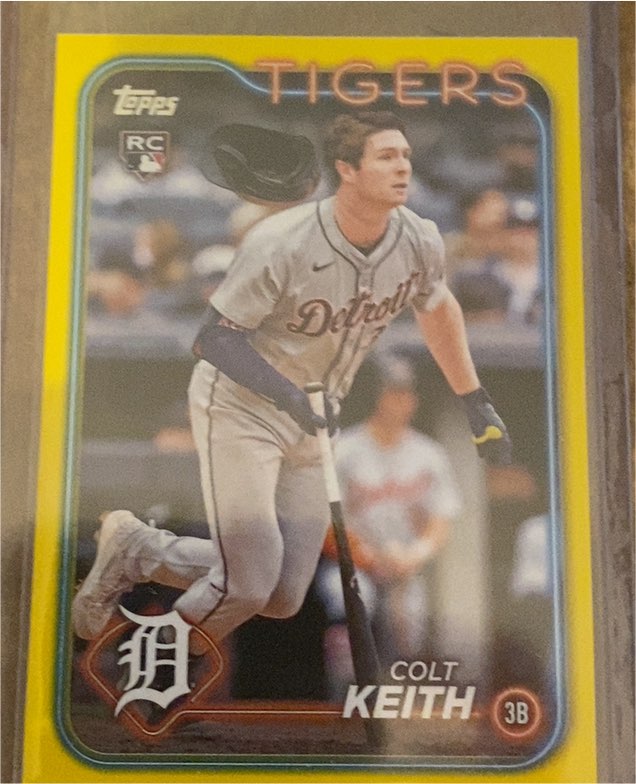 2024 Topps Update #US73 Colt Keith — front