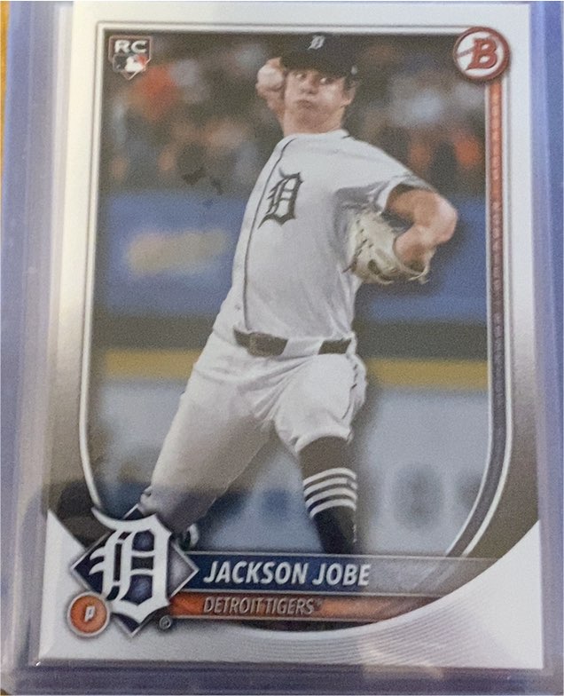 2025 Bowman #50 Jackson Jobe — front