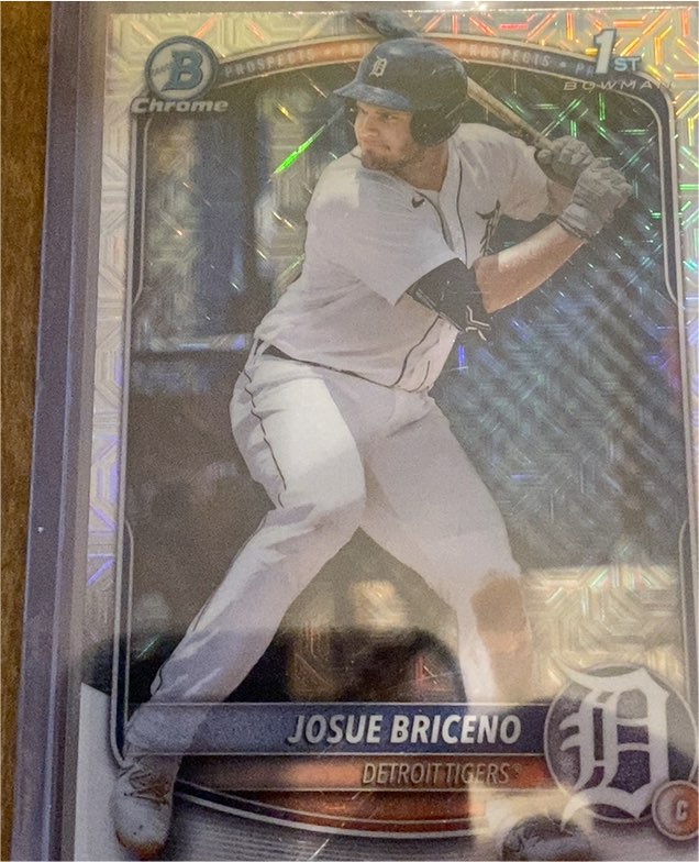2025 Bowman Chrome #BCP-13 Josue Briceno — front