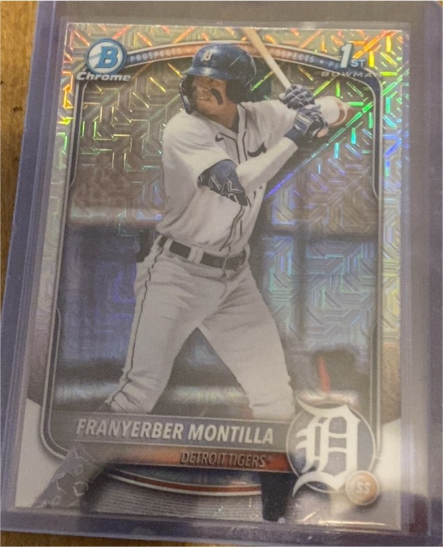 2025 Bowman Chrome #BCP-5 Franyerber Montilla — front