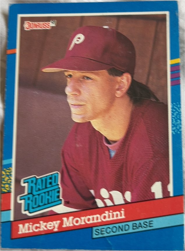 1991 Donruss #44 Mickey Morandini — front