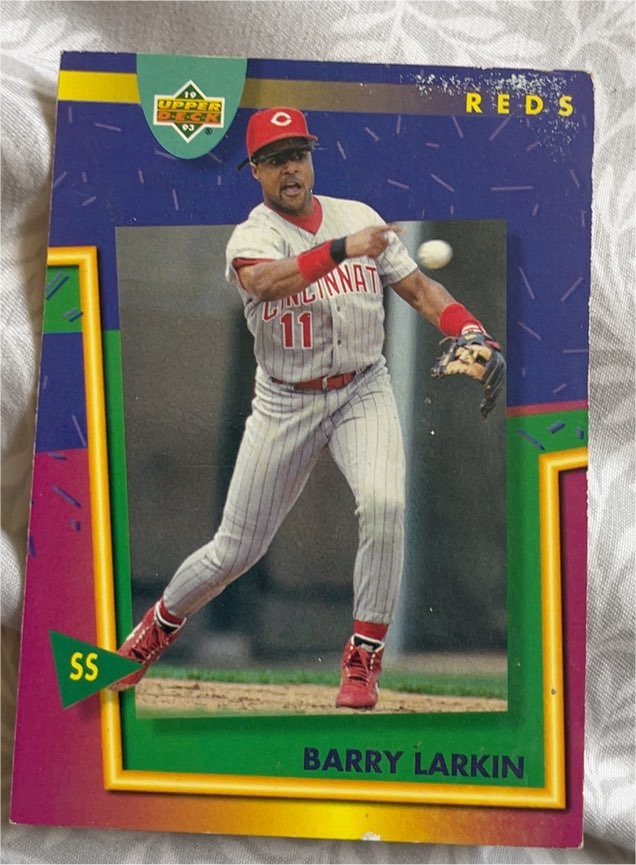 1993 Upper Deck Fun Pack #170 Barry Larkin — front