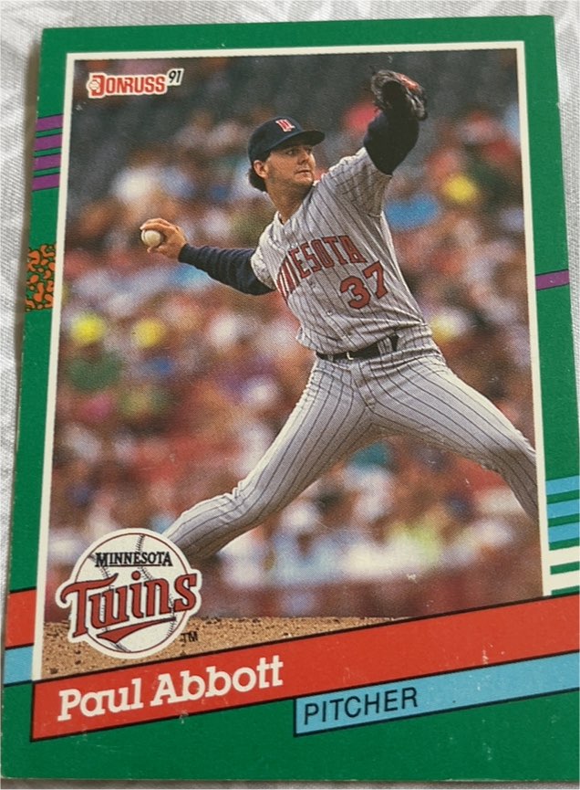 1991 Donruss #639 Paul Abbott — front