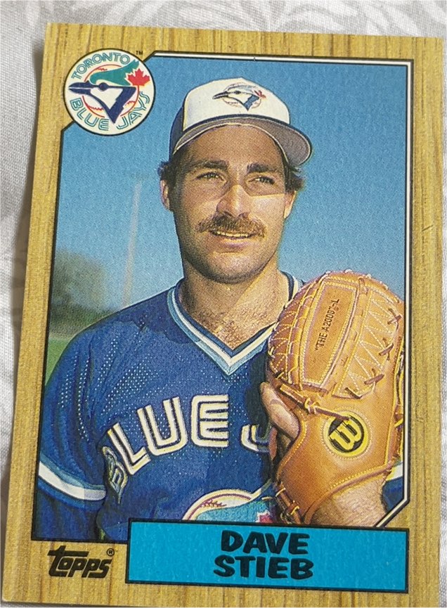 1987 Topps #90 Dave Stieb — front