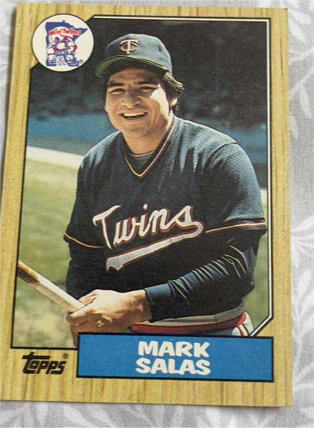 1987 Topps #87 Mark Salas — front