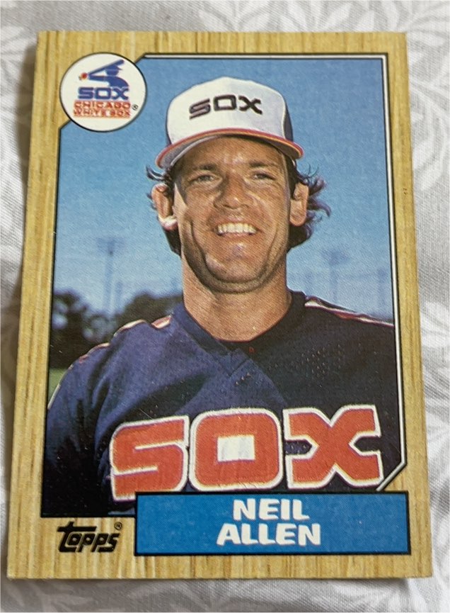 1987 Topps #113 Neil Allen — front