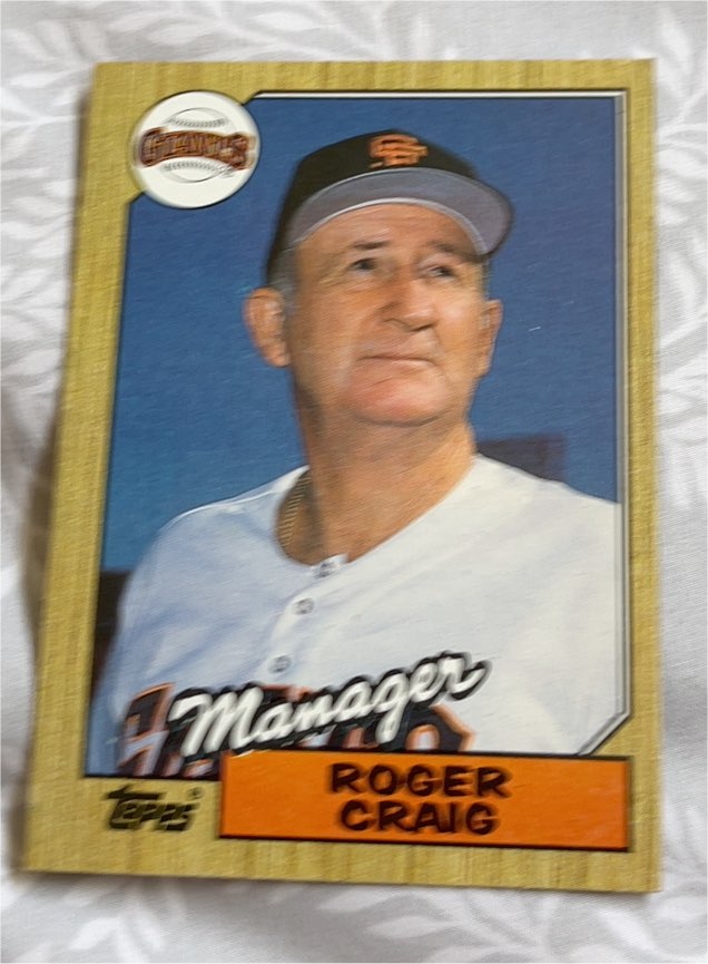 1987 Topps #193 Roger Craig — front