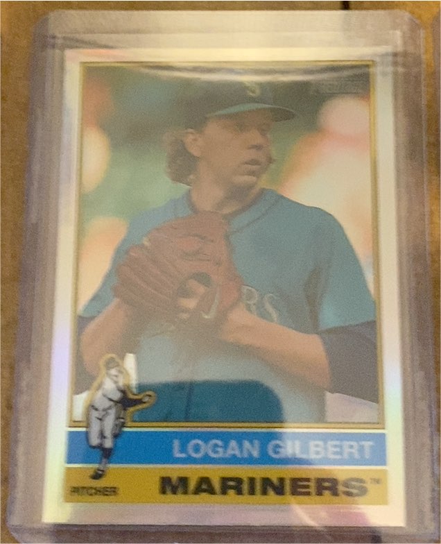 2025 Topps Heritage #492 Logan Gilbert — front