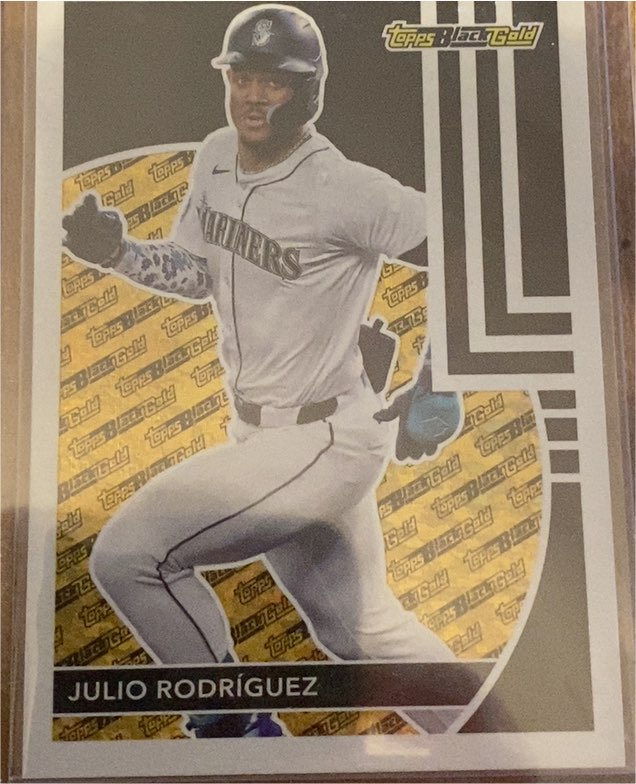 2024 Topps Update Black Gold #BG-8 Julio Rodriguez — front