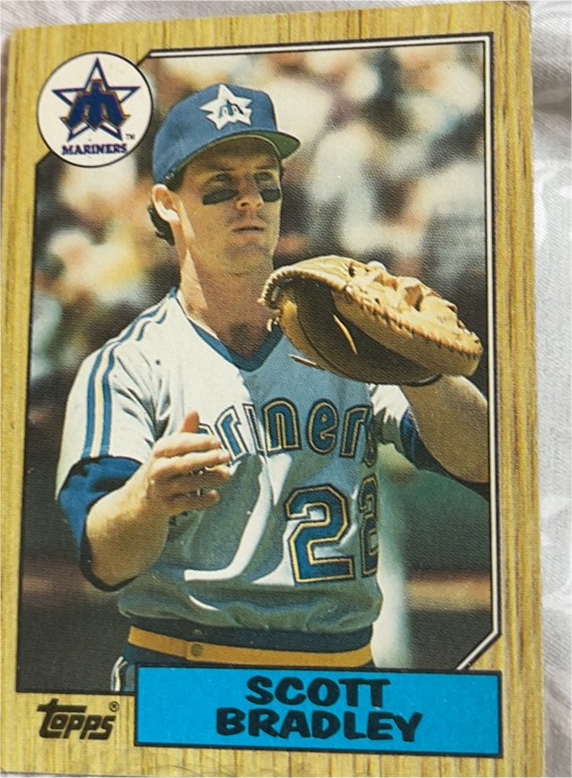 1987 Topps #376 Scott Bradley — front