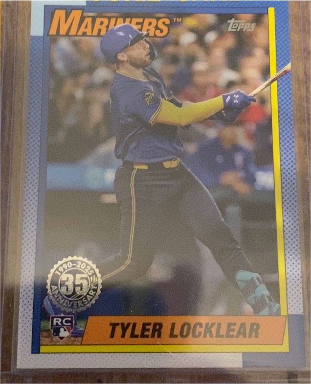 2025 Topps Series 1 35th Anniversary #T90-XX Tyler Locklear — front