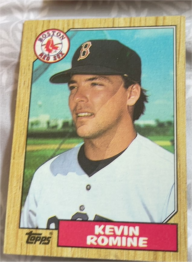 1987 Topps #121 Kevin Romine — front
