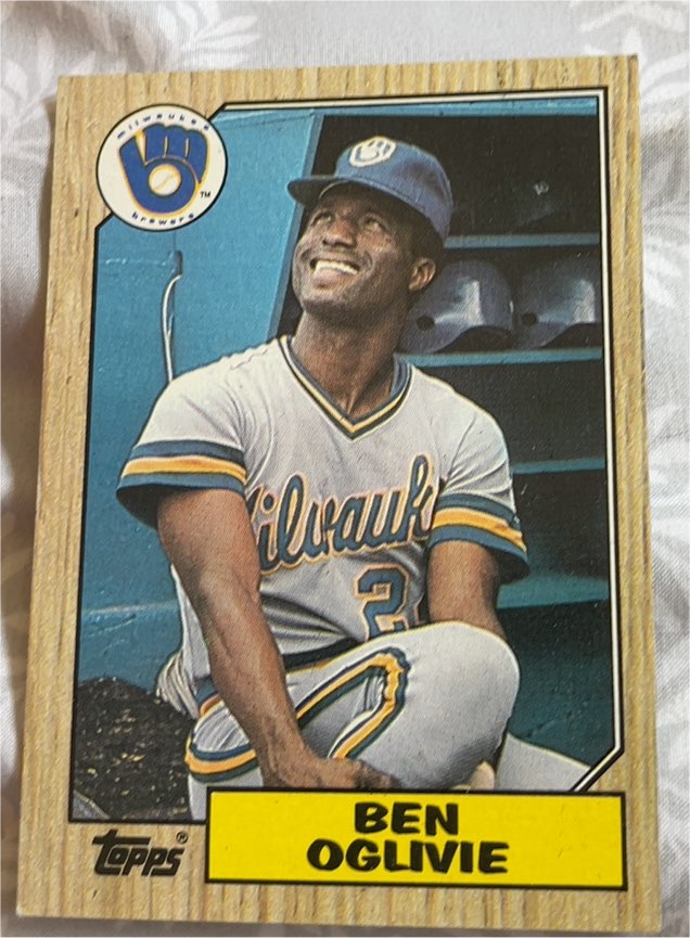 1987 Topps #586 Ben Oglivie — front