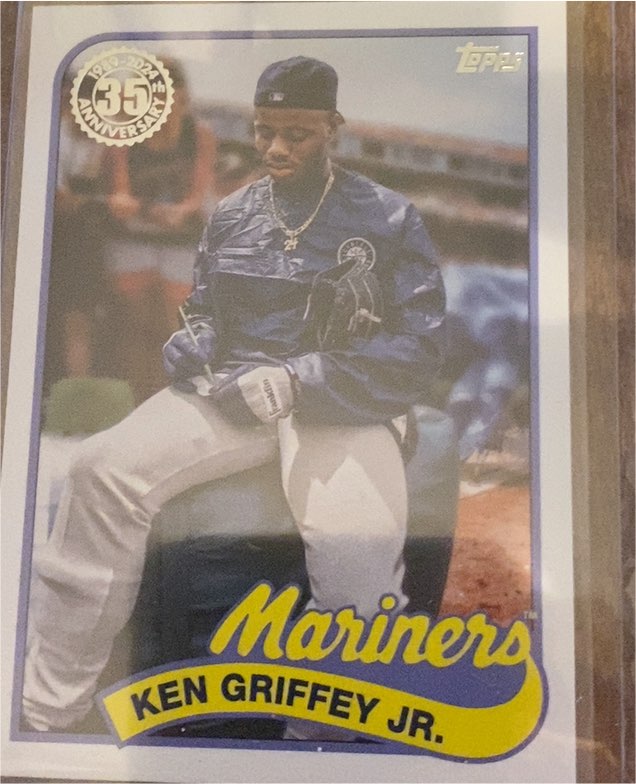 2024 Topps Update #89US-45 Ken Griffey Jr. 1989 Topps Baseball 35th Anniversary — front